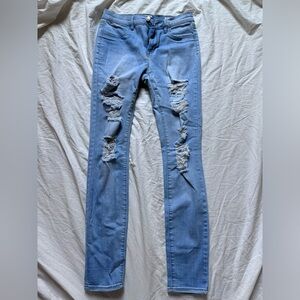 pacsun ripped jeggings